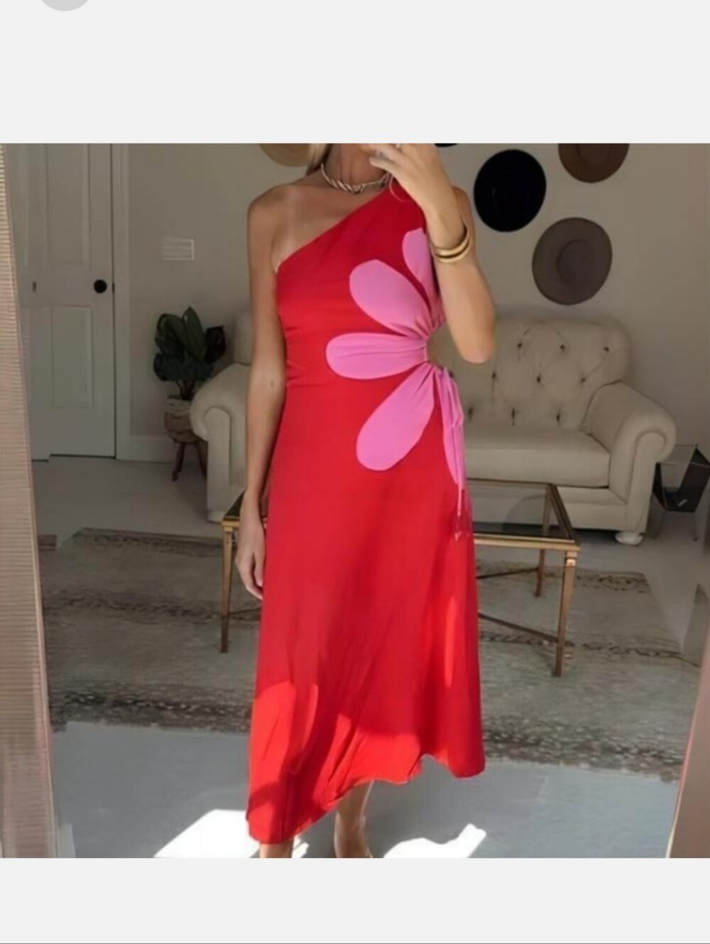 Farm Rio One Shoulder Mididress - Picture 8 of 9